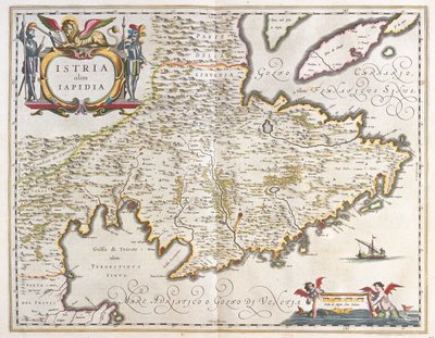 Istria, Willem Blaeu