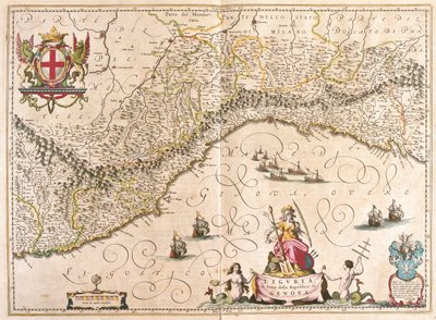 Liguria, İtalya, Willem Blaeu