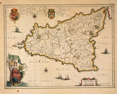 Willem Blaeu tarafından, Regionum Italiae