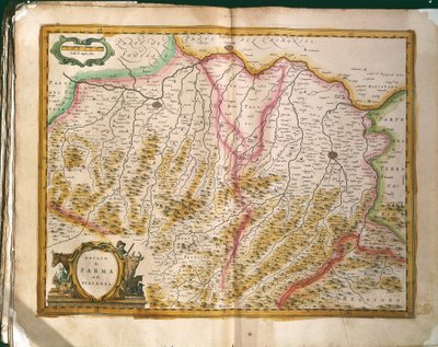 Parma Düklüğü Haritası, Willem Blaeu tarafından Regionum Italiae