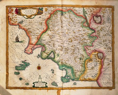 Willem Blaeu tarafından Regionum Italiae