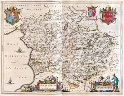 Montgomery ve merioneth, Willem Blaeu