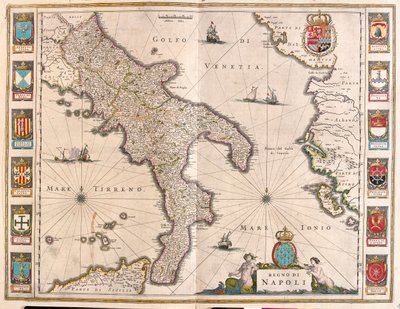 Napoli, İtalya, Willem Blaeu
