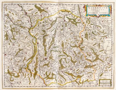 Nivernais, Nievre, Willem Blaeu