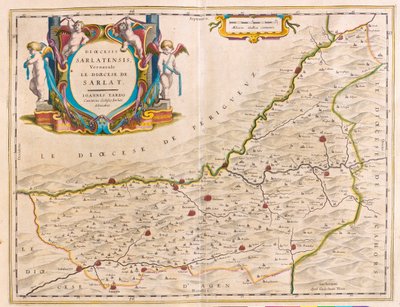 Sarlat bölgesi-Bergerac- Couse-Ville Franche, Willem Blaeu