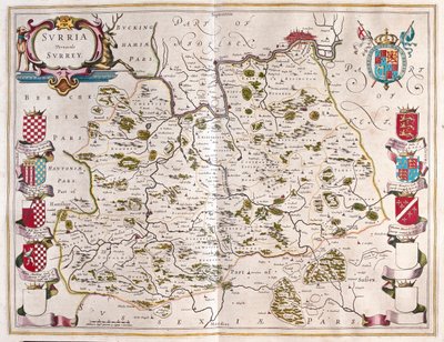 Surrey, Willem Blaeu