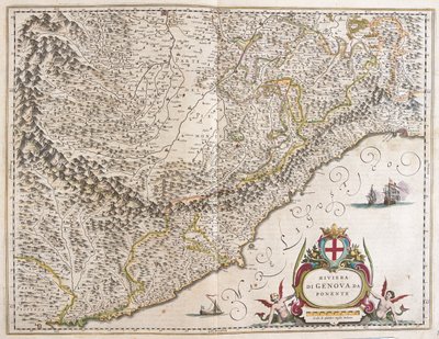 Batı Rivierası Liguria, İtalya, Willem Blaeu