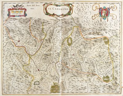 il Cadore (veneto) İtalya, Willem Blaeu