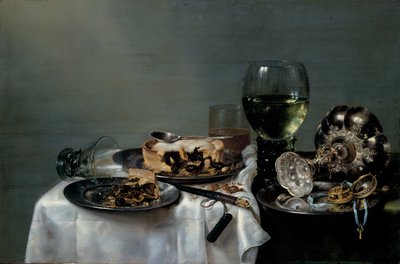 Böğürtlenli Turtalı Kahvaltı Masası, 1631 by Willem Claesz. Heda