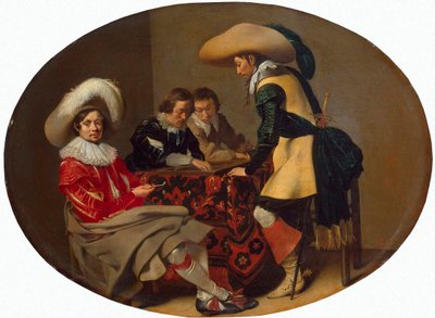 Tric-Trac Oyuncuları, c1630. by Willem Cornelisz Duyster