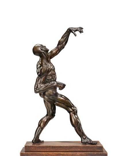 Bir ecorche adamı, c.1562-67 by Willem Danielsz. van Tetrode