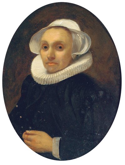 bir bayan portresi by Willem Drost