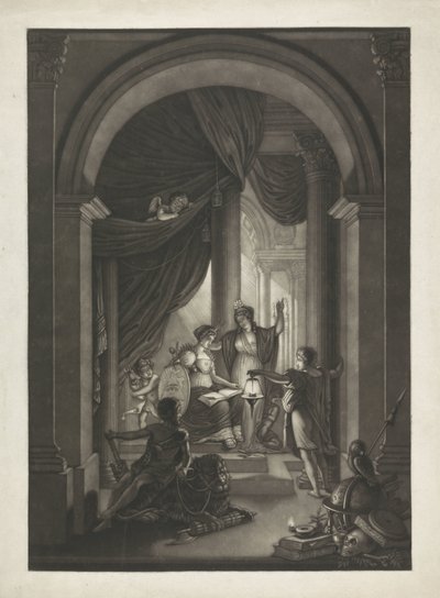 Masonluk Alegorisi, 1810-1840 dolayları by Willem Grebner