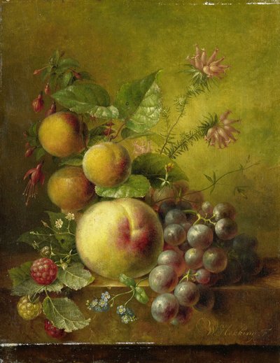 Meyveli Natürmort by Willem Hekking (I)