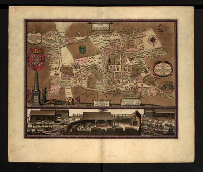 Wieliczka tuz madeninin Wilhelm Hondius, Polonya tarafından yapılmış görüntüsü by Willem Hondius