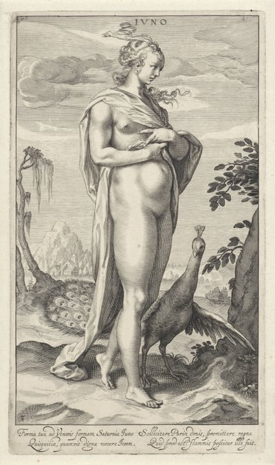 tavus kuşu ile Juno Iuno (nesnedeki başlık) Paris