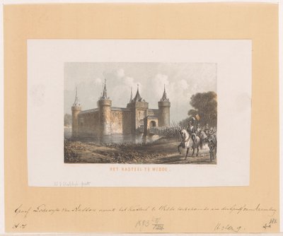 Wedde'deki kale (nesnedeki başlık) by Willem Jacob Hofdijk