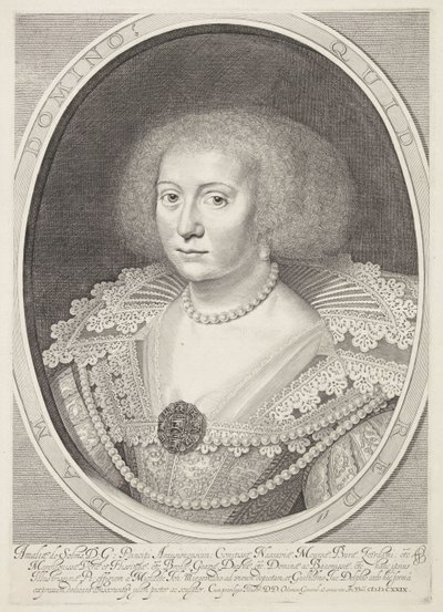 Amalia van Solms'un portresi by Willem Jacobsz Delff