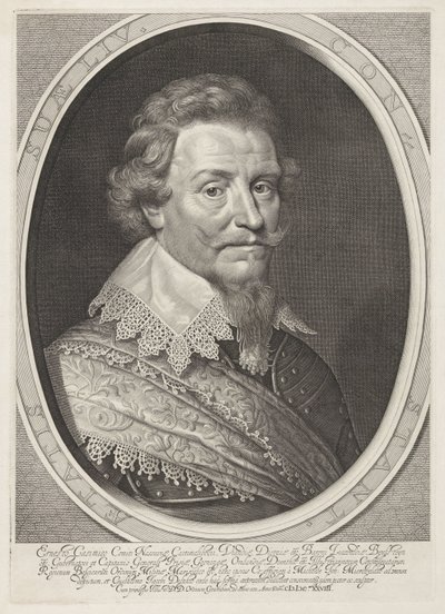 Nassau-Dietz Kontu Ernst Casimir'in Portresi by Willem Jacobsz Delff