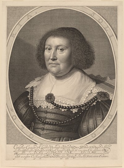 Catherine, Pallandt Kontesi by Willem Jacobsz Delff after Michiel van Miereveld
