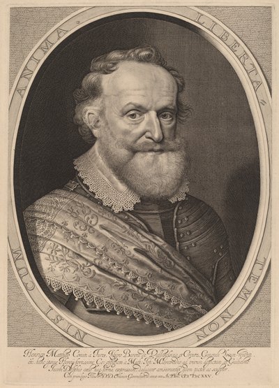 Hendrik Matthias, Thurn Kontu ve Taksiler by Willem Jacobsz Delff after Michiel van Miereveld