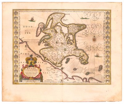 Rügen Gönderen: Dünya Tiyatrosu..., 1645 by Willem Janszoon Blaeu