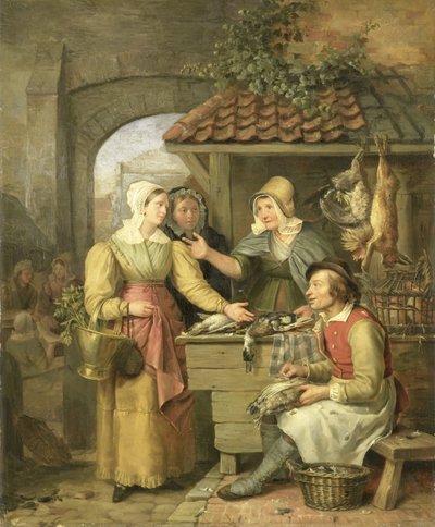 Kümes Hayvanları Ahırı by Willem Jodocus Mattheus Engelberts