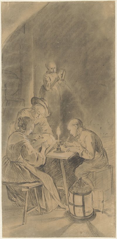 Mum ışığında eğitim by Willem Joseph Laquy