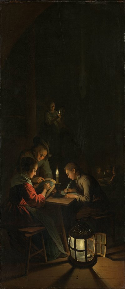 Üç Parçalı: Sanat Eğitimi Alegori by Willem Joseph Laquy