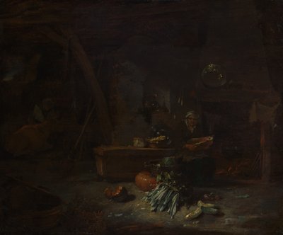 Bir Mutfağın İçi, ca. 1642-44. by Willem Kalf