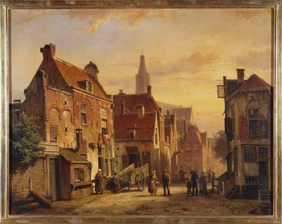 Hollanda Sokak Sahnesi by Willem Koekkoek