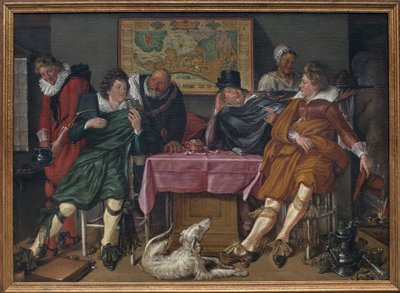 Mutlu şirket. Willem Pietersz Buytewech (1591 veya 1592-1624), tuval üzerine yağlı boya, yaklaşık 1620. Hollanda sanatı by Willem Pietersz Buytewech