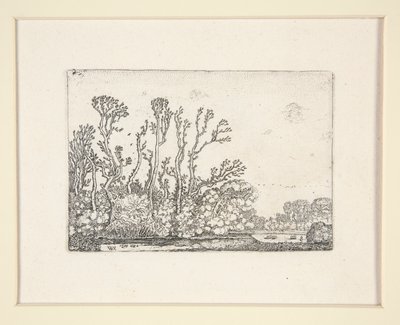 Suya yakın koyun sürüsü, Manzaralar Setinden Tabak 8 by Willem Pietersz. Buytewech