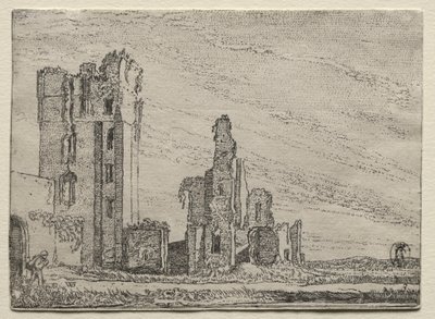 Haarlem yakınlarındaki Huys Te Kleef Kalesi Harabeleri by Willem Pietersz Buytewech