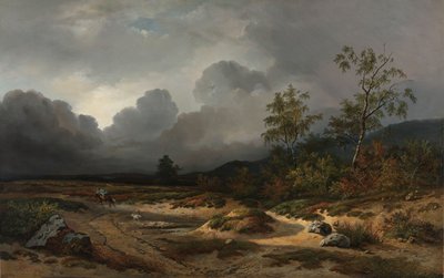 Fırtına Bira ile Manzara Yaklaşan Fırtına ile Manzara by Willem Roelofs (I)