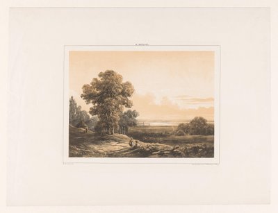 İki figürlü manzara by Willem Roelofs (I)