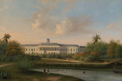 10 Ekim 1834 Depreminden Önce Buitenzorg Sarayı