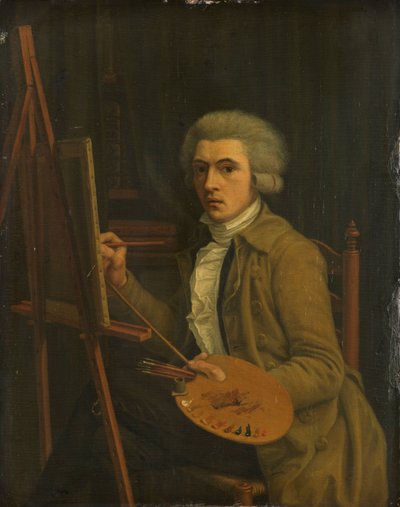 Bir Ressamın Portresi, muhtemelen Sanatçının kendisi by Willem Uppink