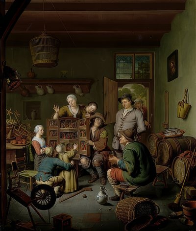 Nadirlik kutusu (? T Fraay Curieus). 1718 by Willem Van Mieris