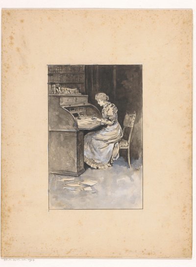 kadın yazma by Ludwig Willem Reymert Wenckebach