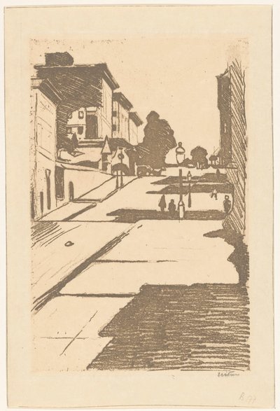 Maison Street ve San Francisco'daki Fairmont Hotel'in görünümü by Willem Witsen (signed by artist)