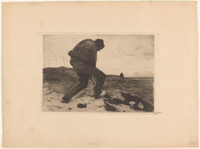 işçiyi kaldır by Willem Witsen (signed by artist)