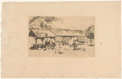 Java'da doğada ek bina by Willem Arnoldus Witsen