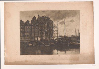 İçinde, Amsterdam, gemilerde mum sallayarak içinde ben by Willem Arnoldus Witsen