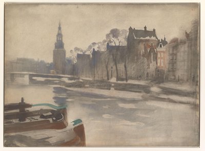 Montelbaanstoren'deki Oude Schans'a bakış by Willem Arnoldus Witsen