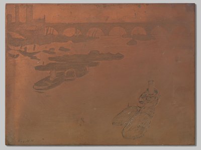 Thames üzerindeki gemiler by Willem Arnoldus Witsen