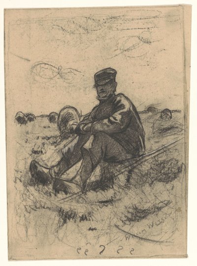 Oturan Çoban by Willem Arnoldus Witsen