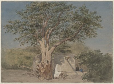 Kahire'de bir ağacın altında kabin by Willem de Famars Testas