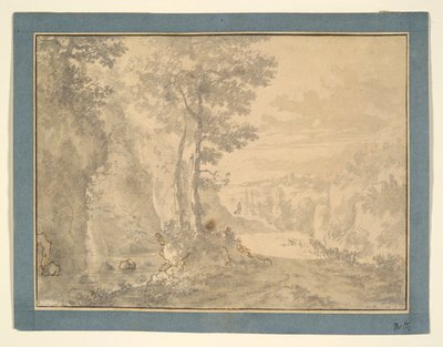 ormanlık sahne by Willem de Heusch