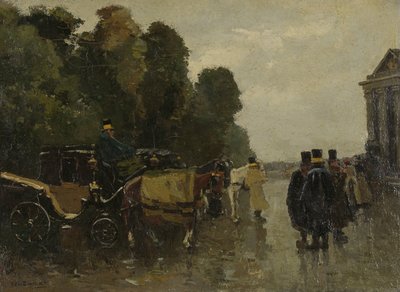 Arabalar ve Bekleyen Koçlar Bekleyen koçlarla arabalar by Willem de Zwart